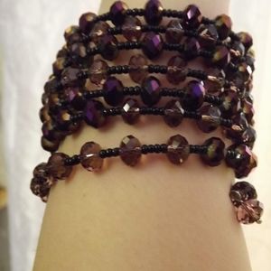 Purple bracelet